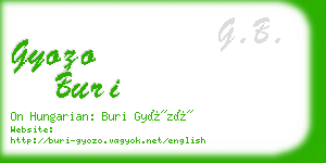 gyozo buri business card
